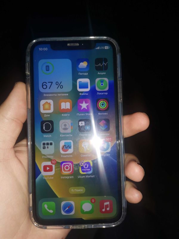 Iphone x hamma joyi ishlaydi, va sog'. 64gb