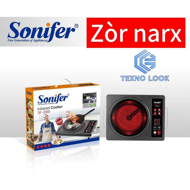 Plita Sonifer SF-3065 — infraqizil plita, 2000 Vt.Dastavka bor!!! Plita Sonifer SF-3065 — infraqizil plita, 2000 Vt.Dastavka bor!!!