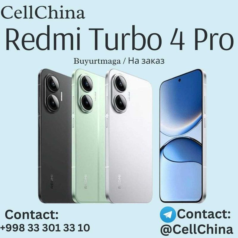 Redmi Turbo 4 Pro ( Buyurtmaga / На заказ ) Redmi Turbo 4 Pro ( Buyurtmaga / На заказ )