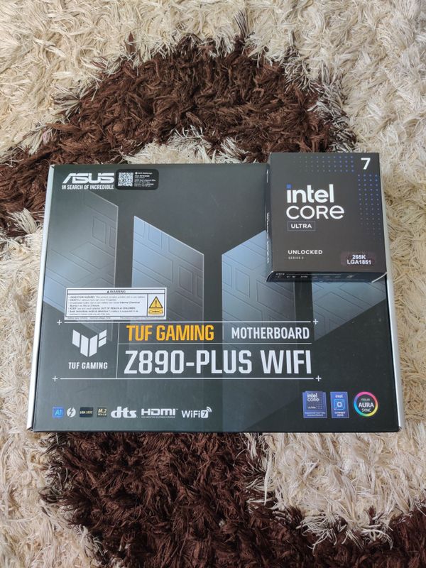 Комплект Intel Core Ultra 7 265K + AsusTuf Gaming Z890