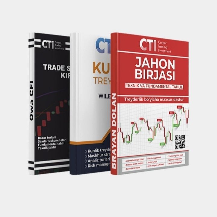 CTI Invest mashhur 3 kitob tuplami kelishtirib beraman