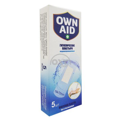 Пластыри гигиенические "OWN AID" поливиниловые, №5 Пластыри гигиенические "OWN AID" поливиниловые, №5