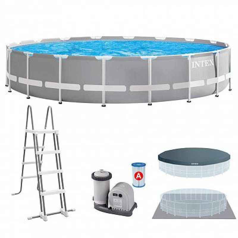 Каркасный бассейн Intex Prism Frame с размерами 457×122 Каркасный бассейн Intex Prism Frame с размерами 457×122