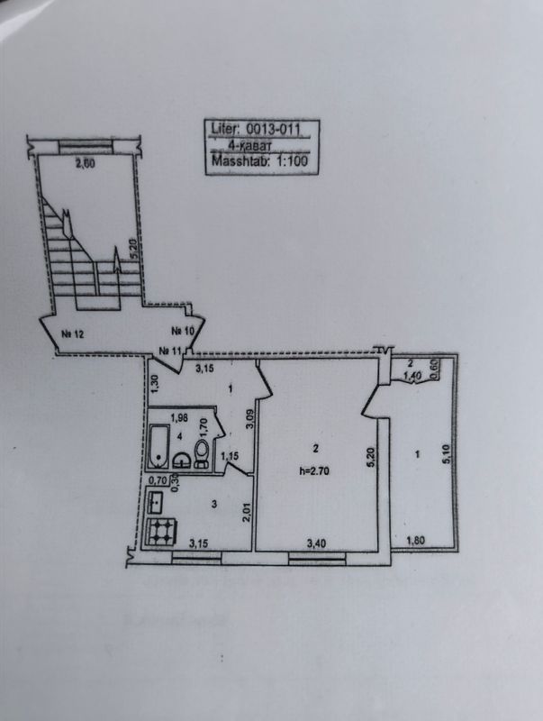 Srochna Eyvalekda kv Sotiladi 1x2.4.4 42kv