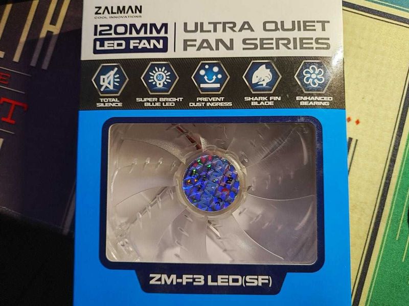 LED Ультра тихий корпусный вентилятор (PC case fan) Zalman (Корея)