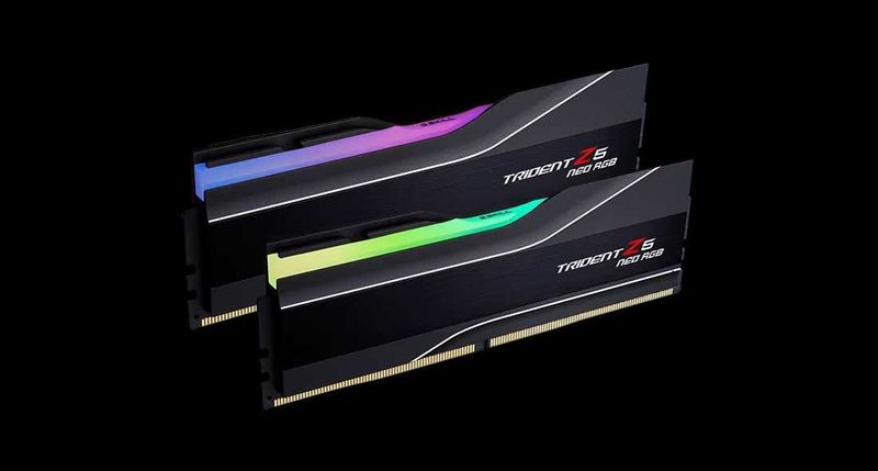 Новая оперативная память G.SKILL Trident Z NEO RGB 64GB 6000 MHz CL30. Новая оперативная память G.SKILL Trident Z NEO RGB 64GB 6000 MHz CL30.