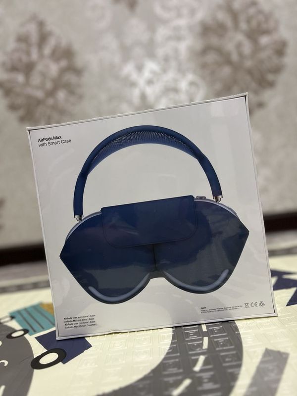 Apple Airposd max (Sky blue with Smart case, Model A2096) Ochilmagan.