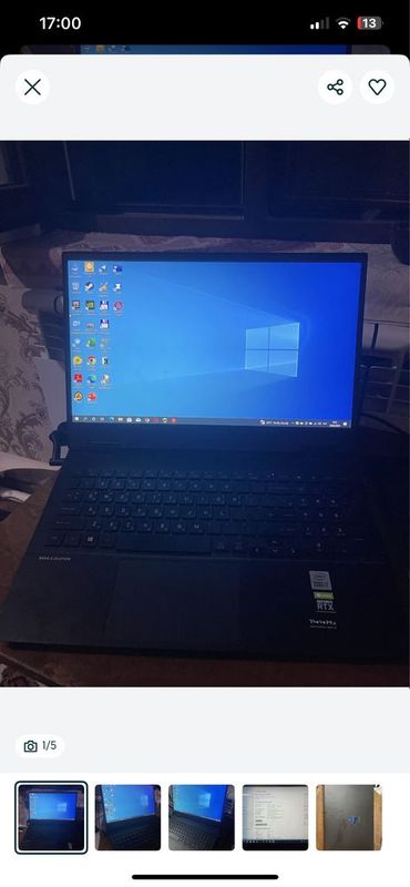Notebook sotiladi. Hp Omen 15