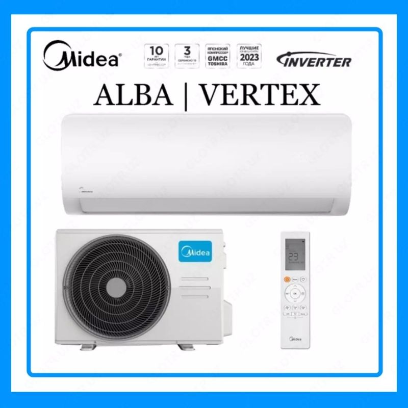 Кондиционер Midea Alba Inverter +Low voltage 12000 BTU | Японский комп