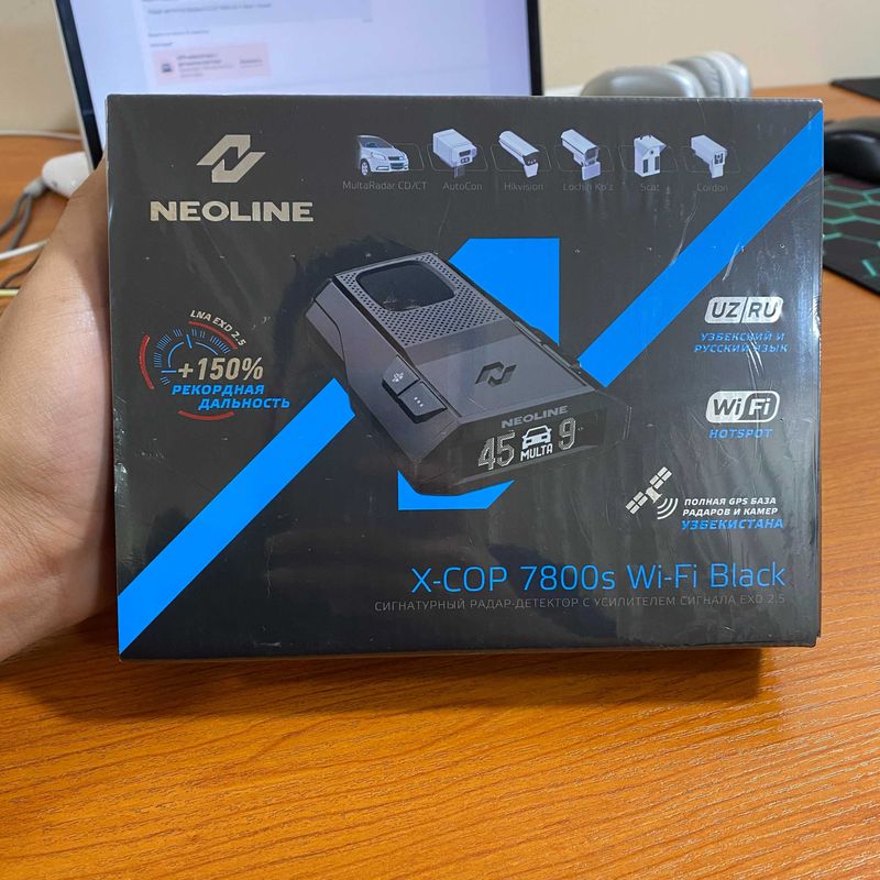 Радар-детектор Neoline X-COP 7800s Wi-Fi Black | Новый Радар-детектор Neoline X-COP 7800s Wi-Fi Black | Новый