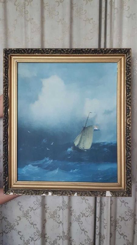 СРОЧНО ПРОДАЕТСЯ КАРТИНА "Буря на море" И.Айвазовского