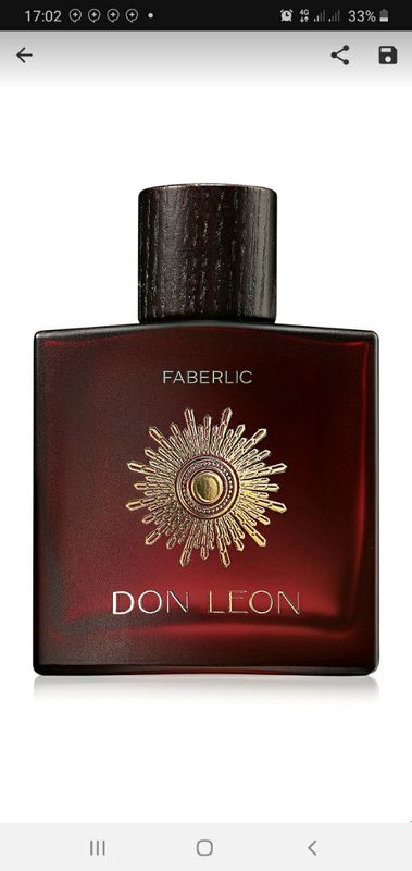 FABERLIC DON LEON erkaklar uchun atir suvi, 100 ml FABERLIC DON LEON erkaklar uchun atir suvi, 100 ml