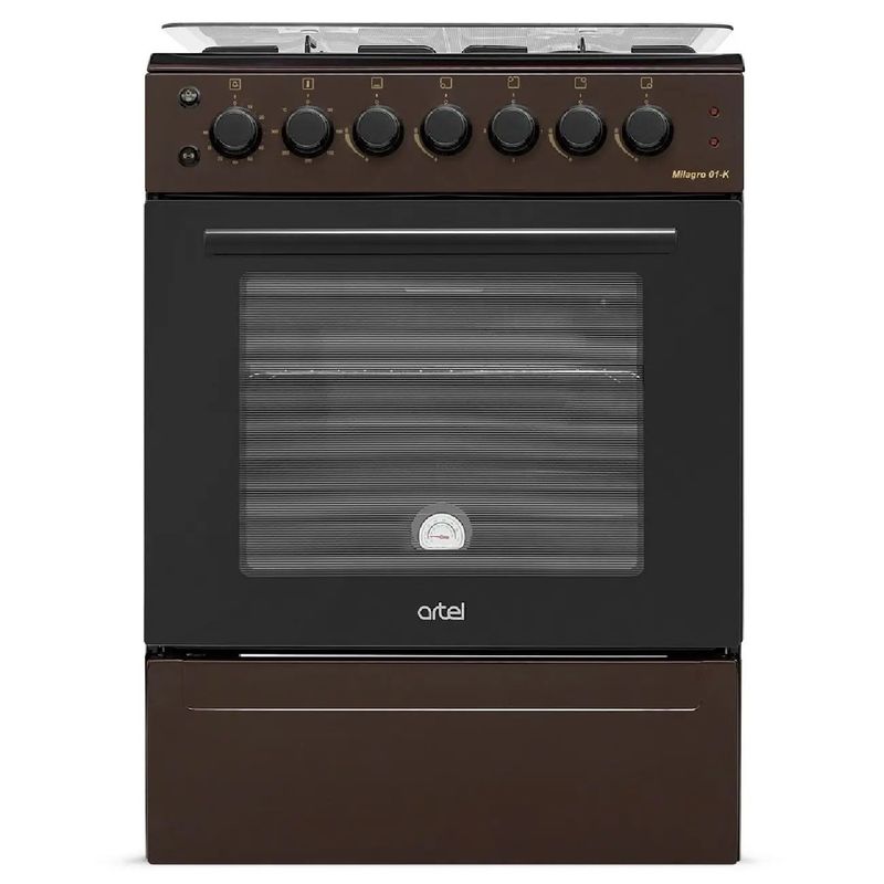 Комбинированная плита Artel Milagro 01-K ГК Brown Комбинированная плита Artel Milagro 01-K ГК Brown
