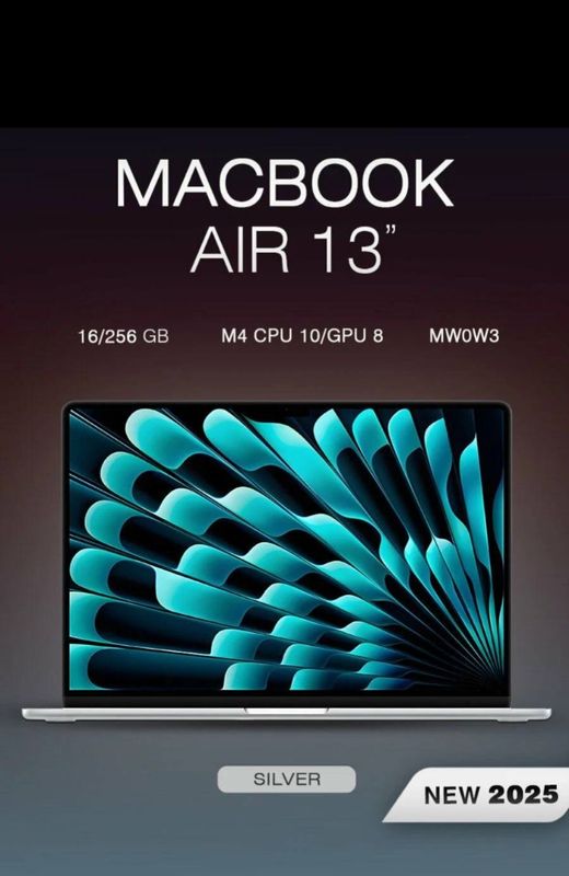MacBook air M4 13 Silver 16/512 из США MacBook air M4 13 Silver 16/512 из США