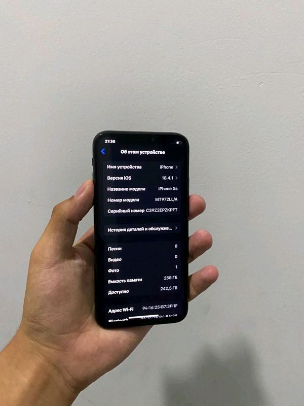 iPhone xs 256 gb 76% imeyka qvolsh kere narx 100$