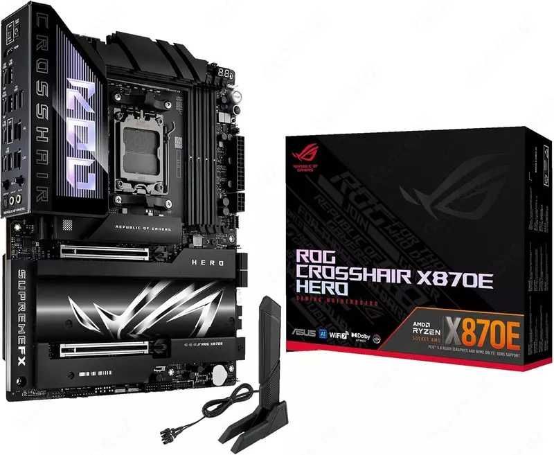 Материнская плата ASUS ROG CROSSHAIR X870E HERO Материнская плата ASUS ROG CROSSHAIR X870E HERO