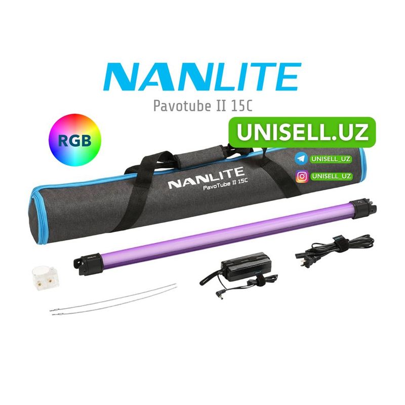 NANLITE Pavotube II 15C — RGB Led палка Светодиодный Осветитель NANLITE Pavotube II 15C — RGB Led палка Светодиодный Осветитель