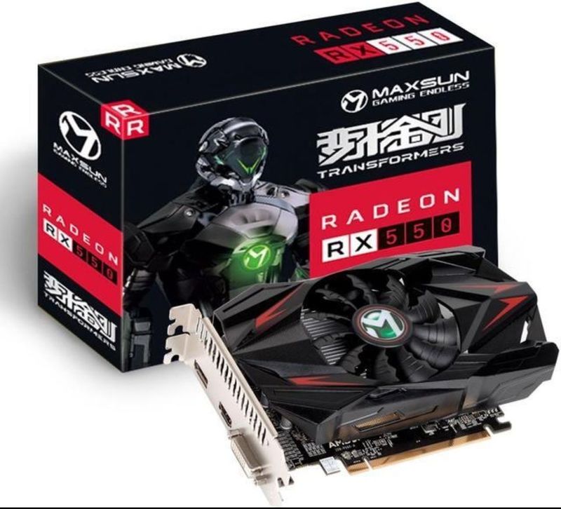 Radeon 550 video karta Radeon 550 video karta