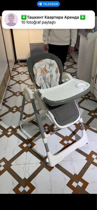 Chaqaloq ovqat stolı azgına ıshlatılgan holatı yaxshı Chaqaloq ovqat stolı azgına ıshlatılgan holatı yaxshı