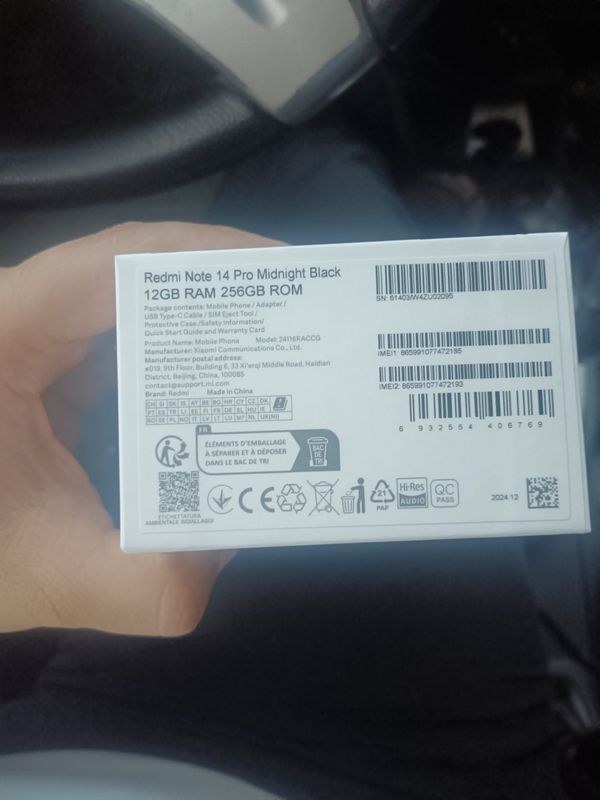 Redmi NOT 14 pro 12/256