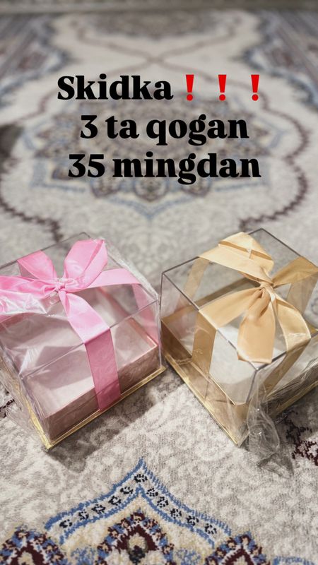 Akril korobka podarka uchun Akril korobka podarka uchun