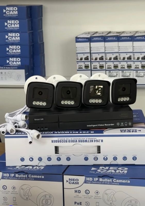 Kamera sotiladi Neo Cam 4 kamera + Nvr Kamera sotiladi Neo Cam 4 kamera + Nvr