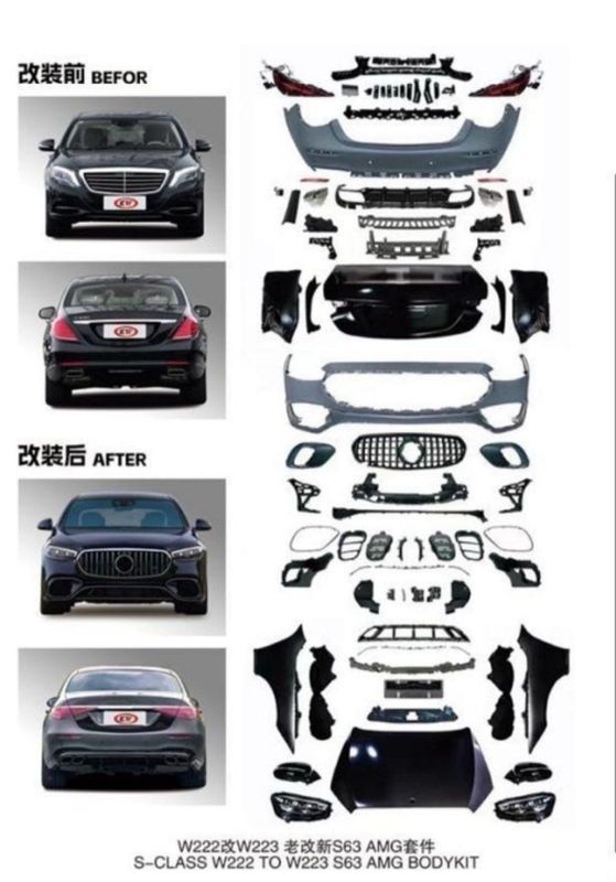 Mersedes benz w221 ni w223 ga yangilash uchun ehtiyot qismlar Mersedes benz w221 ni w223 ga yangilash uchun ehtiyot qismlar