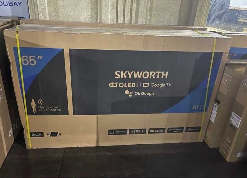 Телевизор SKYWORTH 50/55/65 4K Smart Tv Со склада Доставка бесплатно