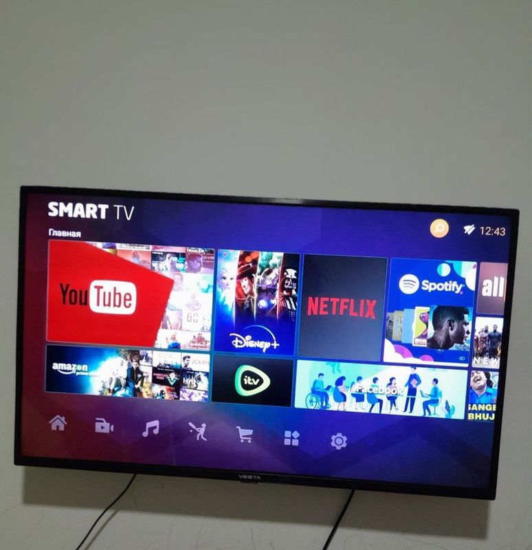 Televizor smart aybi yo ozimz ishlatkanmz 43 tali