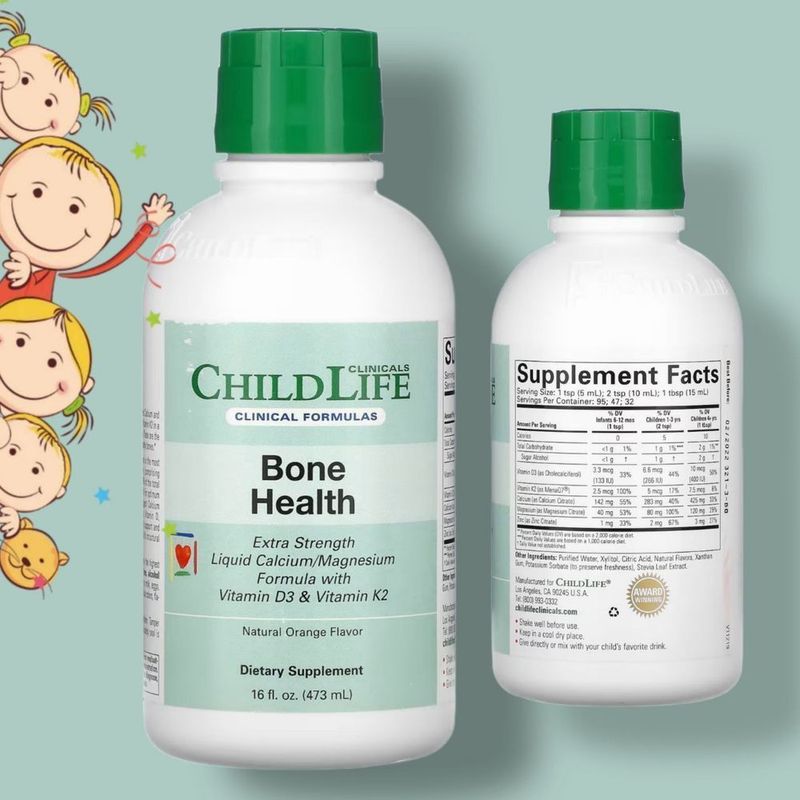 Детский жидкий Кальций Магний с Д3 473мл Childlife Детский жидкий Кальций Магний с Д3 473мл Childlife