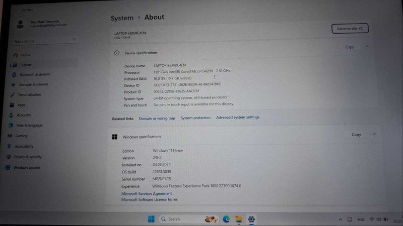 Игровой ноутбук Lenovo LOQ RTX 2050 / i5 / 16GB / SSD Игровой ноутбук Lenovo LOQ RTX 2050 / i5 / 16GB / SSD