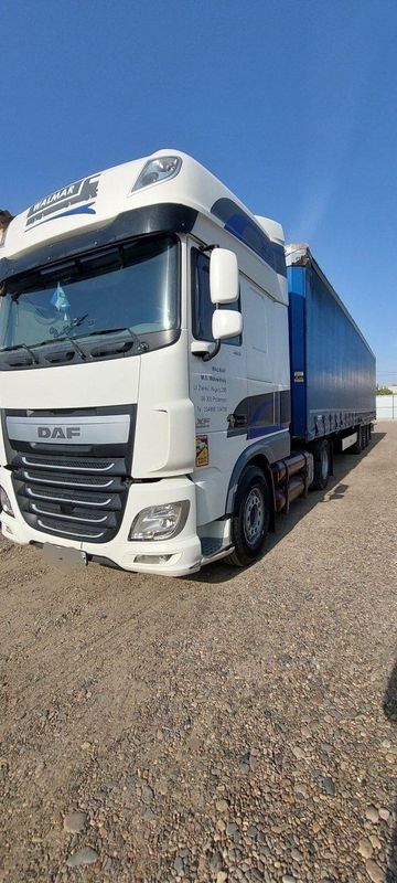 DAF EURO 6 Газлик KRONE прицепи биалн Сотилади