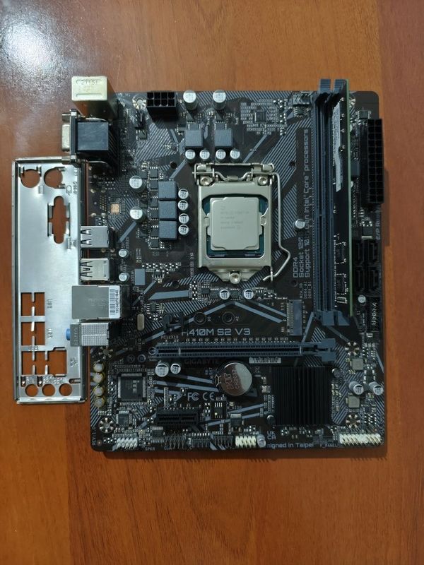 Gigabyte H410+Intel Core i5 10400+TeamGroup Ddr4 8gb 2666 Ideal Komple