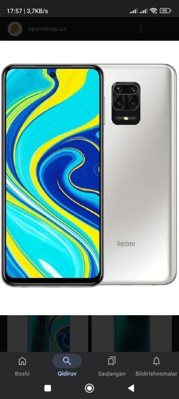 Redmi note 9s 6/128gb