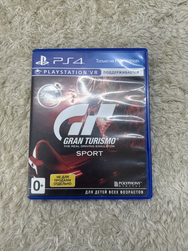 Диск GRAN TURISMO sport полностью на русском языке Диск GRAN TURISMO sport полностью на русском языке