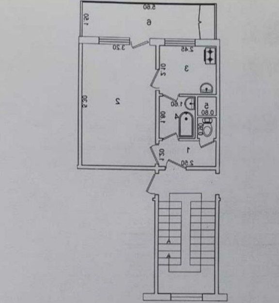 Продаётся квартира ТТЗ-2, на 1 этаже с огородом