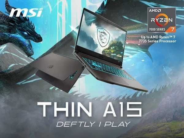 Noutbuk MSI THIN A15 B7UC R7-7735HS/D5 8GB/512GB/3050/1IPS/144Hz Noutbuk MSI THIN A15 B7UC R7-7735HS/D5 8GB/512GB/3050/1IPS/144Hz