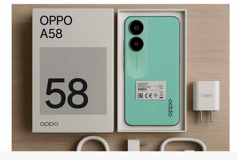 OPPO A58 | Новый | Демо-версия | 8/128 ГБ | Dazzling Green OPPO A58 | Новый | Демо-версия | 8/128 ГБ | Dazzling Green