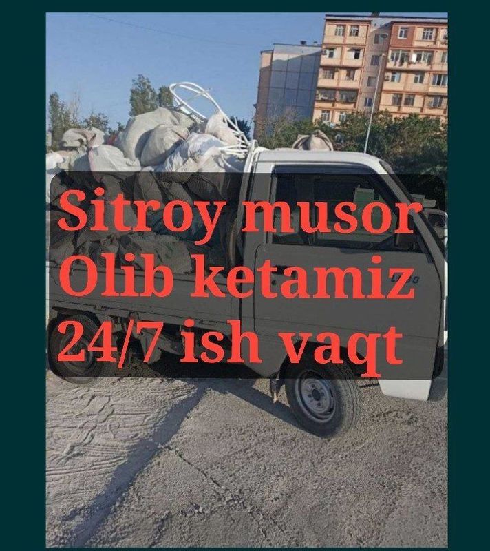 Musor olib ketish xizmati 24/7 ish vaqt Musor olib ketish xizmati 24/7 ish vaqt