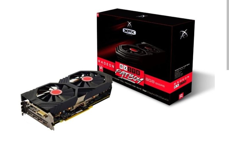 Игровой видеокарта Rx 590 8gb 2304sp