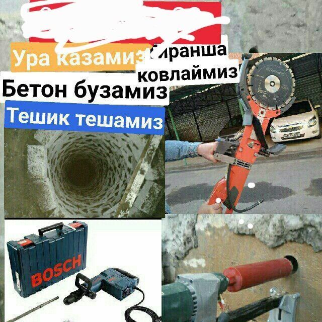 Beton buzamiz teshik teshamiz