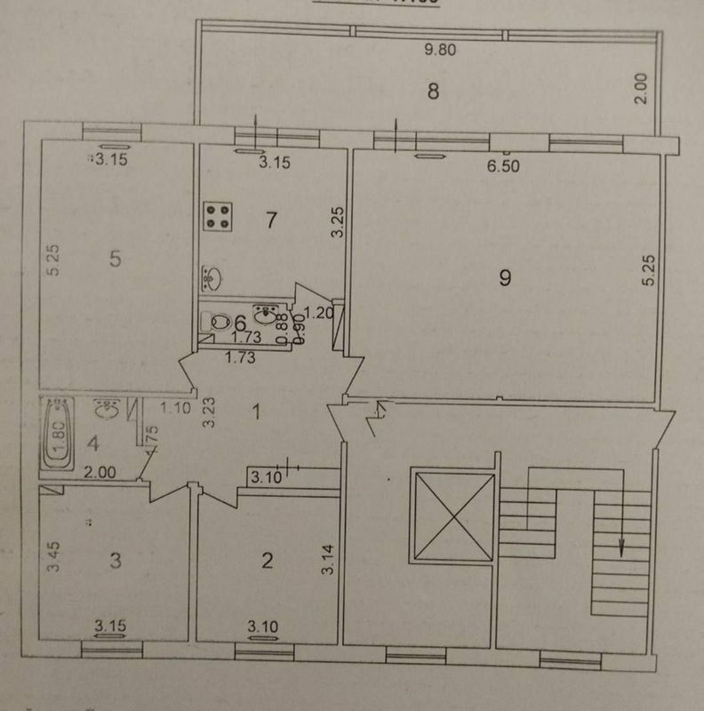 Kvartira sotiladi 5/7/9, Tuzel-3 massivida. Yashnobod tumani.