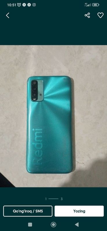 Redmi 9T sotiladi . Aybi yoʻq qiz bola ishlatgan