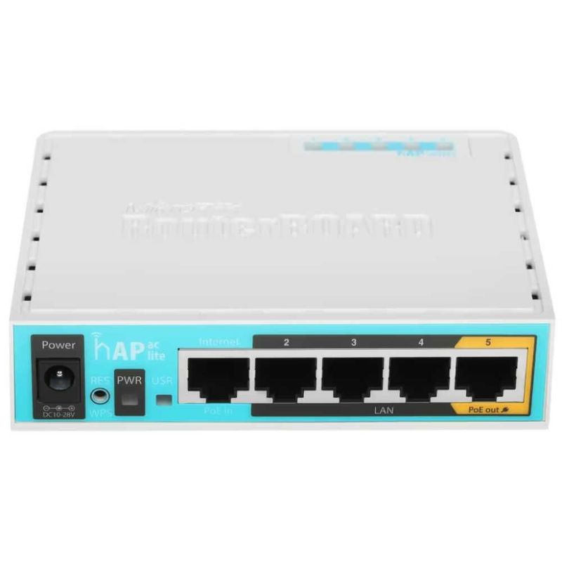 Wi-Fi роутер MikroTik hAP ac lite RB952Ui-5ac2nD Wi-Fi роутер MikroTik hAP ac lite RB952Ui-5ac2nD