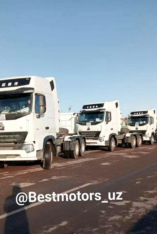 Howo SINOTRUK A7 CNG тягачлар Тошкент шахрига етиб келди ва яна келишд