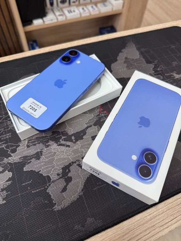iPhone 16 Ultramarine 128Gb 100% iPhone 16 Ultramarine 128Gb 100%