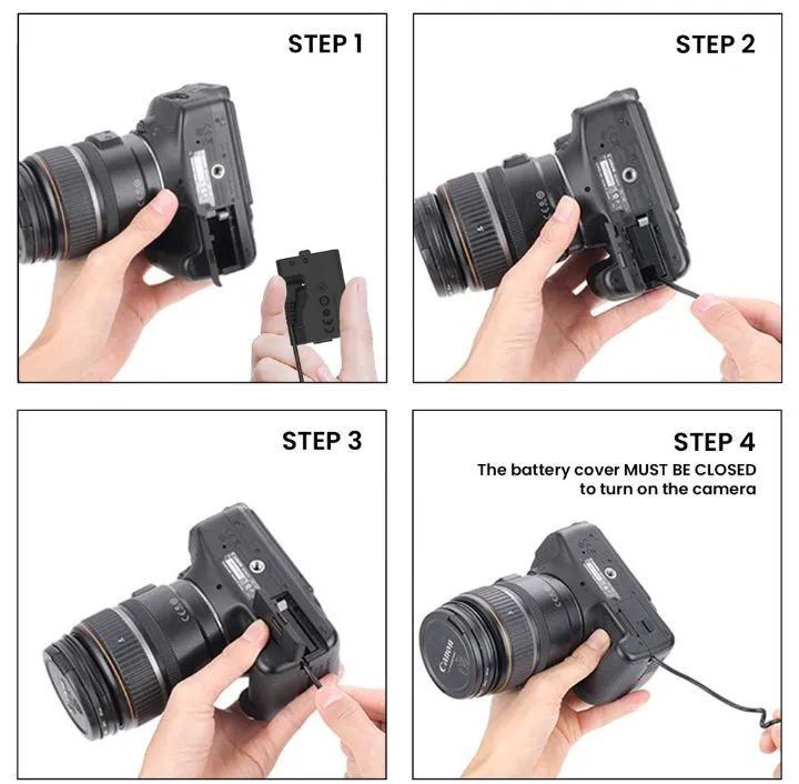 Canon ACK-E8 AC Adapter (DR-E8 quvvat manbai bilan)