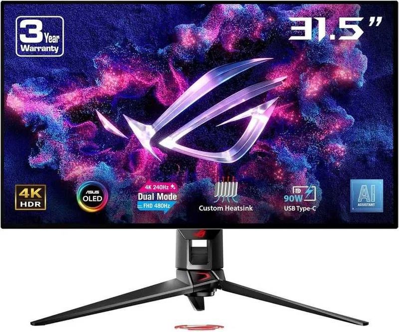 Двухрежимный Игровой Asus ROG Swift OLED PG32UCDP 4k 240 hz FHD 480hz