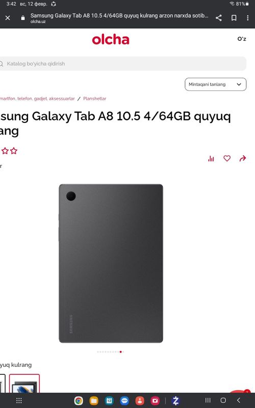 Samsug galaxy Tab a8