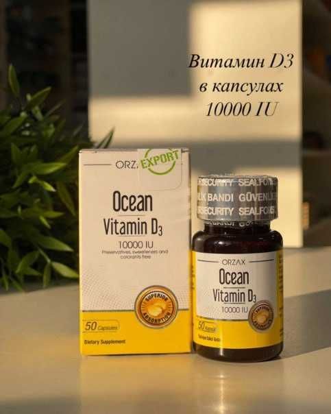 Orzax Vitamin D3 10,000 IU 50 kapsul Orzax Vitamin D3 10,000 IU 50 kapsul